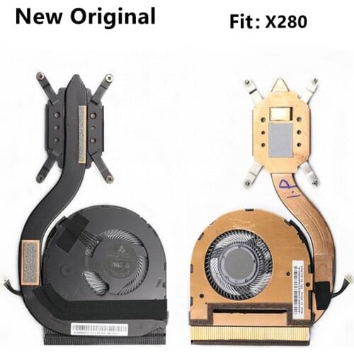 New Original For laptop Lenovo Thinkpad X280 CPU Cooling Fan Heatsink Radiator Cooler FRU:01LX665 01LX666