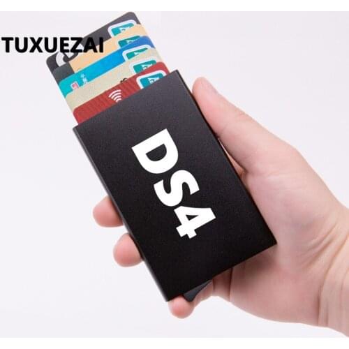 Card Package Credit Card Bag Driving Documents card package Metal aluminum alloy ultra-thin Card package for Citroen DS4