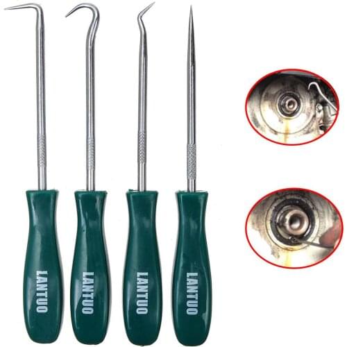 Durable 4Pcs Car Hook Craft Hook tool set O-Ring Seal Remover Pick Set Hand Tool Sets