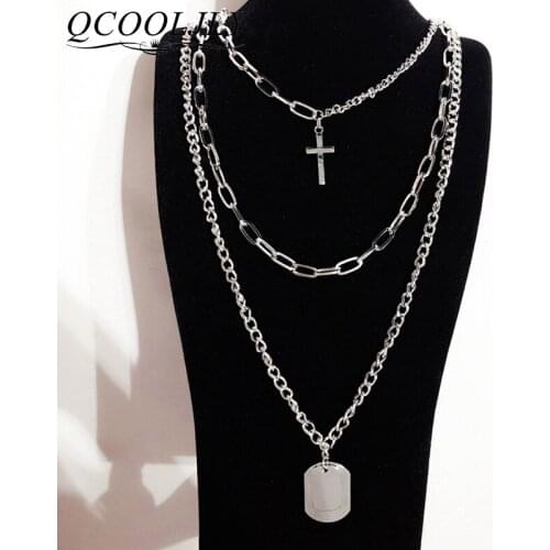 QCOOLJLY Silver Chains