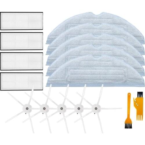 16Pack Hepa Filter Mopping Cloths Side Brush for Xiaomi Roborock S7 T7S T7Plus T7Splus Robot Vacuum Cleaner Spare Parts