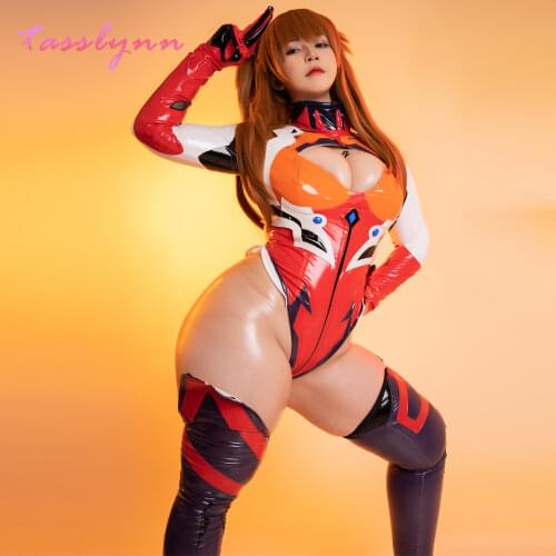 EVA Cosplay Costume Ayanami Rei Asuka Langley Soryu Cosplay Sexy Jumpsuit Women Black Bodysuit Halloween Party Stocking Full Set