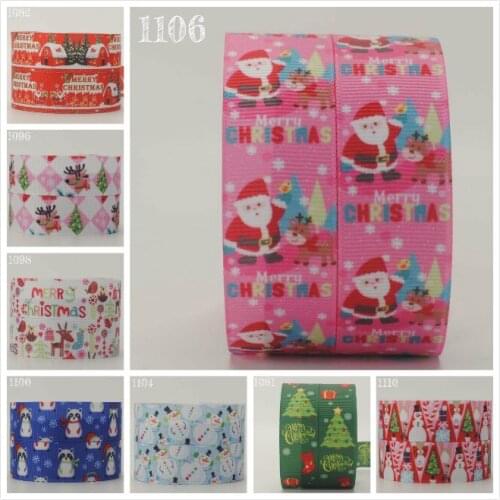 10yards - different size -CHRISTMAS ribbon -Christmas tree/Santa Claus/Snow/Snowman,green grosgrain ribbon/satin ribbon