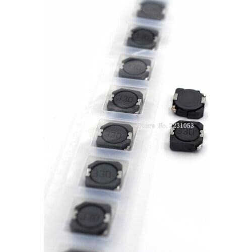10PCS/LOT 10*10*4mm SMD Power Inductor 33uH 33uh 330 CDRH104R Inductance Wire Wound Chip Shielded Inductor