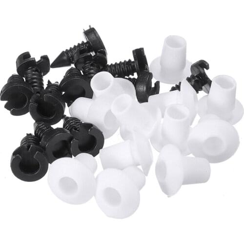 24pcs Plastic Auto Interior Door Card Trim Clips Fastener Car Door Card Rivets Clip Car Accessories For Land Rover