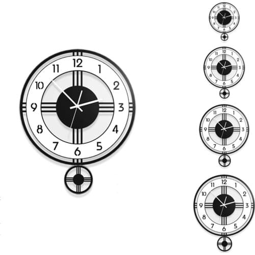 3d Antique Large Wall Clock Modern Design Decoration Retro Children Kitchen Watch Wall Clocks Zegar Wall Watches Home Decor 5K54