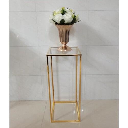 6 Sets Iron Plinths Road Lead Flower Vase Bouquet Holder Metal Rack Bar Restaurant Table Home Living Room Light Luxury Ornaments