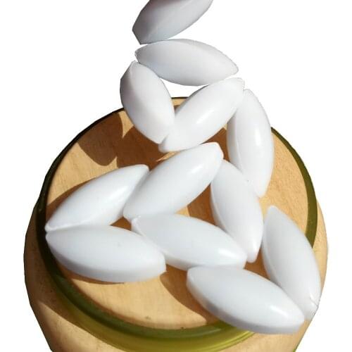 A8x20mm PTFE Magnetic Stirrer Mixer Stir Bars Plain Stirring Bars PTFE Stir Rod Spinbar, Pack of 10pcs