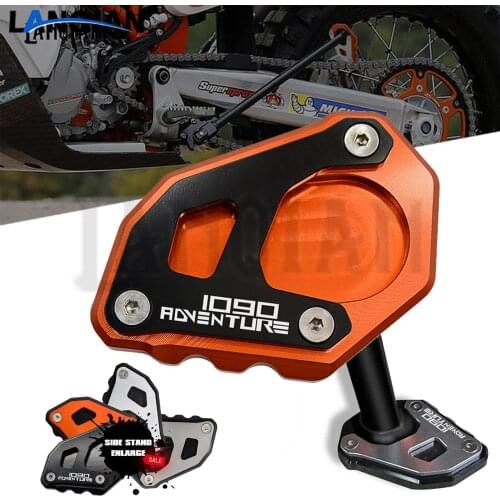 CNC Motorcycle Accessories Side Stand Kickstand Sidestand Extension Plate Pad For 1050 1090 1190 1290 Adventure /super ADV R