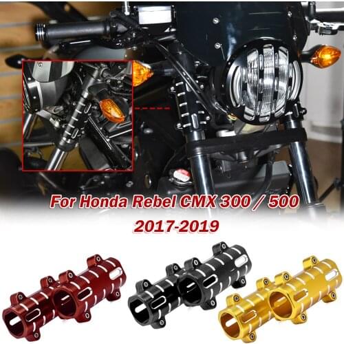For CMX300 CMX500 Motorcycle CNC Aluminum Front Fork Boot Tube Slider Cover for 2017 2018 2019 Honda Rebel CMX 300 500