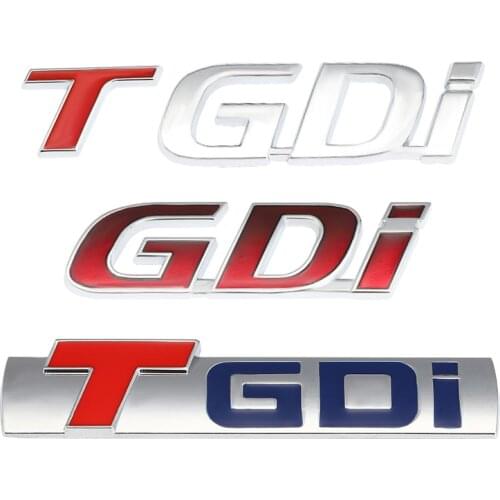 Car Sticker TGDi Badge Emblem Decal for Hyundai T GDi IX25 IX35 I20 I30 Solaris Accent Sonata Tucson Creta Verna Geely Emgrand