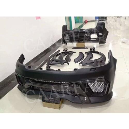 Car Front Bumper Rear Bumper Diffuser Wheel Eyebrows Roof Spoiler For Land Rover Range Rover Sport 2014-2017 Wide Body Kit