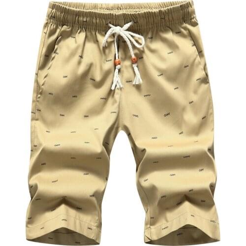 Fast Drying Shorts 2021 Blue 5Xl Mens Shorts Summer Clothing Casual Short Pants Cotton Male Beach Short Pants Mens Plus Size