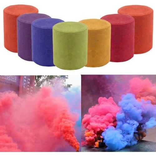 1pcs Colorful Halloween Smoke Cake Spray Smoke Effect Show Halloween Party Stage Studio Photo Props Magic Fog Smokes Cake Gifts