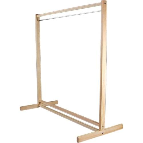 Wooden Doll Dress Clothes Garments Hanging Shelf DIY 1/3 Dolls Dollhouse