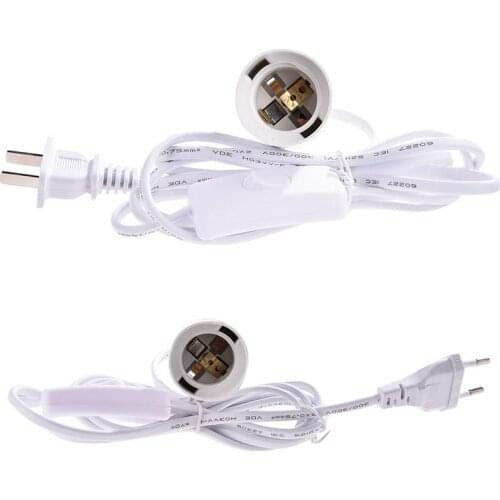 Chandelier Line Group E27 Screw Mouth Lamp Head Lamp Holder Extension Cord With Switch Socket Plug Led Light Suspension Line