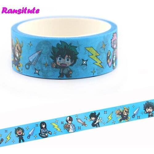 Ransitute R666 Washi Tape Traffic Tape Toy Car Decoration Hand Account Sticker Masking Decoration Tools