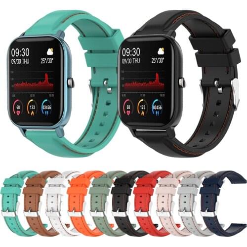 Silicone Band For COLMI P8 Smart Watch Replacement Strap For COLMI P8 Plus/P8 SE/P8 Pro Wristband Watchband Bracelet Accessories