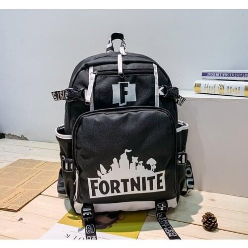 Fortnite Backpack For Teenagers Outdoor Travel Sports Bags Canvas School Bag with Large Capacity Mochila Escolar
