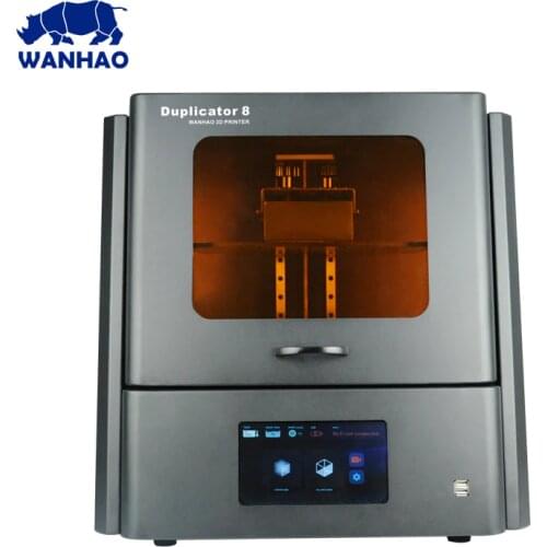 Discount ! Wanhao Best-Seller Duplicator 8 D8 Large Format LCD DLP SLA 3D Printer with 500ml Free Resin