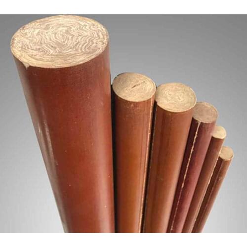 Length 1m(with cut to 2pcs) Phenol-formaldehyde resin rods coffee color insulating bar bakelite rod stick dia.8mm~40mm