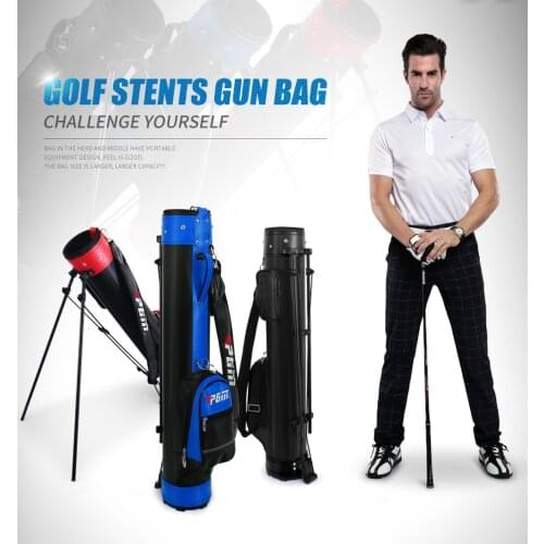PGM Golf Bag With Bracket Gun Mens Womens Large Capacity Tripod Rack Golfbag Waterproof and Dustproof