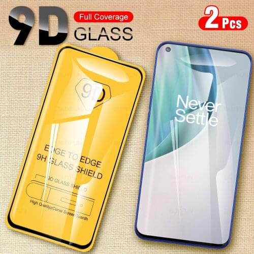 2Pcs 9D Full Glue Tempered Protective Glass Film For OnePlus Nord N10 5G Phone Screen Protector Glass For One Plus 1+ N 10 6.49"