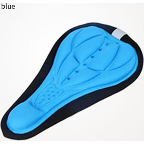 3 pcs Cycling Saddle 4 Color Bicycle Saddle Pad Embossed Sponge Thickened Comfort Ultra Soft Silicone 3d Gel Pad Cushion Cover