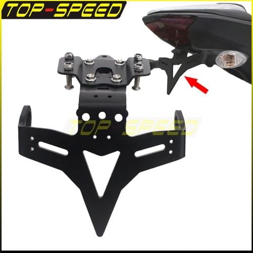 Motorcycle Accessories Rear License Plate Holder Bracket Tail Tidy Fender Eliminator For Yamaha MT-07/FZ-07 2013--2019
