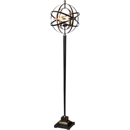American country retro living room bedroom study room simple industrial style cafe bar floor lamp