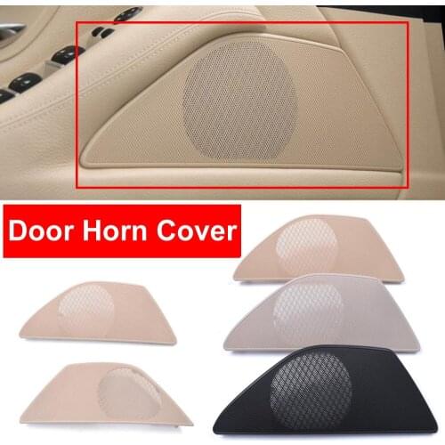 Car Styling Inner Decoration Interior Door Horn Speaker Sound Audio Cover Cap Beige Black Gray For BMW 5 Series F10 F18 5 series