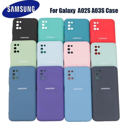 Case For Samsung Galaxy A03S A02S Case Silicone back cover For Samsung A02 S A205F A03 S A02S Cover 14 Colour