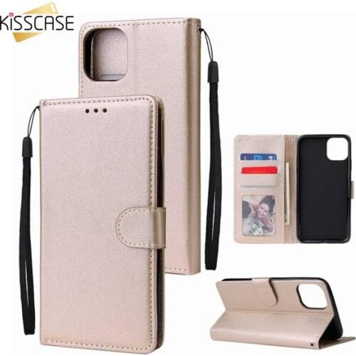 KISSCASE Flip PU Leather Case For iPhone 12 Pro Mini Magnectic Wallet Cover For iPhone 11 Pro X XR XS Max 6 6S 7 8 Plus 5 5S SE