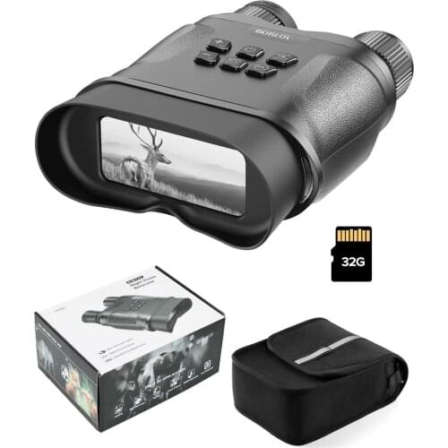 Digital Night Vision Camera Scope Binoculars 32GB Video Recording HD Infrared Day And Night Vision Device For Hunting Telescope