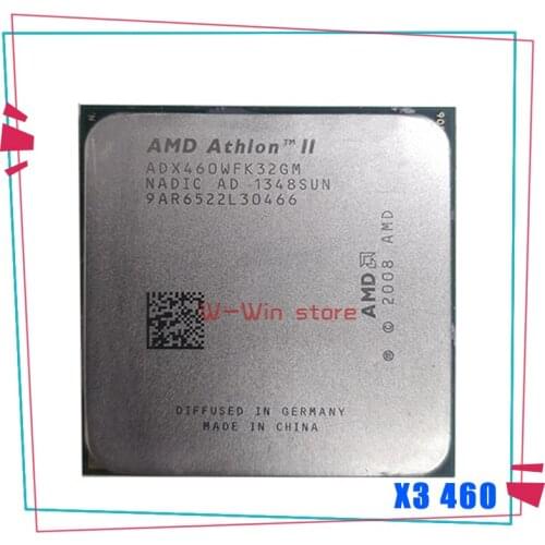 AMD Athlon II X3 460 3.4GHz Triple-Core CPU Processor ADX460WFK32GM Socket AM3 938PIN