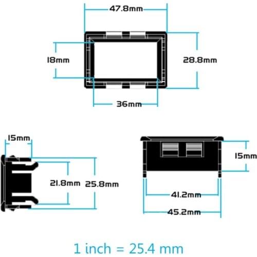 DC 0-5.0000mA (5mA) Digital Ammeter 5-digits Current Meter Panel Guage 0.36 inch