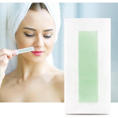 Double Sided Removal Wax Strips 24pcs Hair Remove Wax Paper Wax Strips Efficient Easy Body Hair Removal Epilator Wax Strip Paper