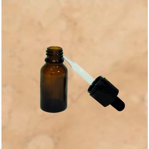 Wholesale 50pcs Amber glass perfume 30ml 15ml 10ml 5ml dropper bottle for essential oil