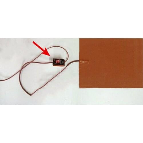 3M Adhesive Backing, Digital display thermostat Universal Silicone Heater 3d stampante heating thermostat 600*600MM 600W 230V