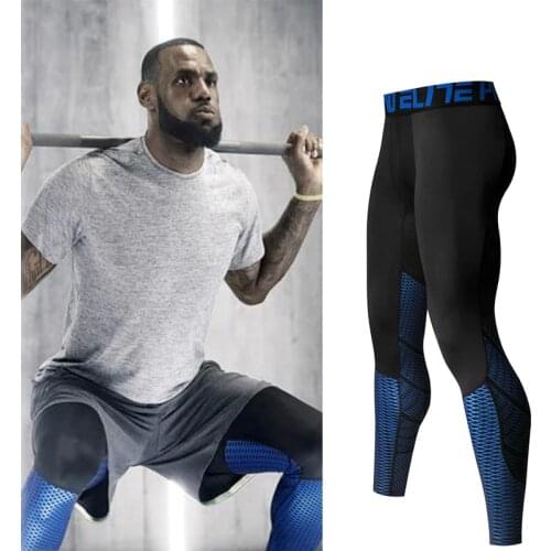 Compression Men Running Tights Gym Basketball Pants Men Sport Jogger Jogging Skinny Leggings Trousers Sportswear