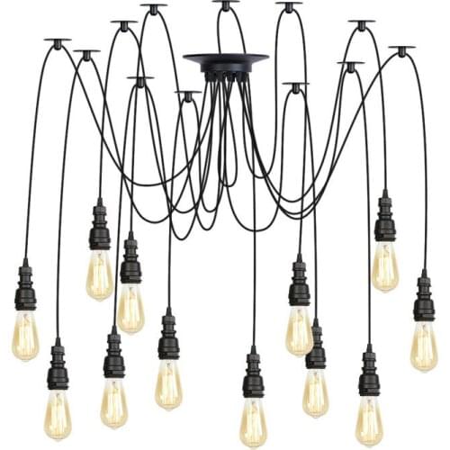 Remote Control Ac110 220v Bubble Light Chandelier Retro American Restaurant Living Room Tiannu Scattered Flower Coffee Droplight