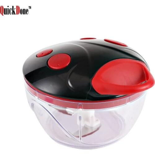 QuickDone Multifunction Vegetable Chopper Cutter Manual Meat Slicer Grinder With Stainless Steel Blade Kitchen Tools AKC6213