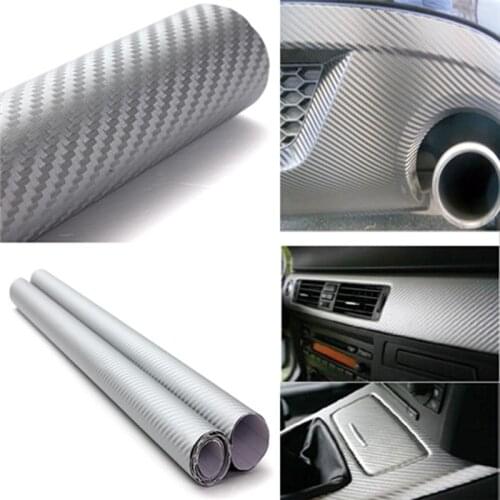 Car Vehicle Sticker Sheet Roll 127x30 Waterproof Anti-Collision Auto Protector Stripes Style Carbon Fiber Vinyl Wrap Film Decal