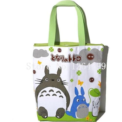 New Fashion My Neighbor Totoro Girls Canvas Cartoon Shoulder Bags Woman Shopping Bag
