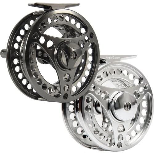 Fly-fihsing-reel 3/4 5/6 7/8 9/10WT CNC Machined Fly Reel Large Arbor Design Light Weight Fishing Reels