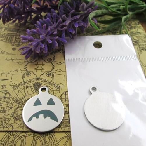 20pcs--"Jack Skellington faces15 "stainless steel charms more style for choosing DIY Charms pendants for necklace