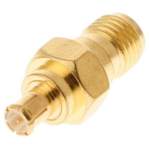 SMA Female To MCX Male Plug Straight RF Coaxial Adapter Connector Converter