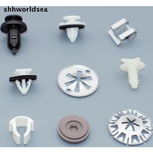 Shhworldsea 500PCS clip retainer with sealer push type retainer hardware push type retainer clip for cap cover