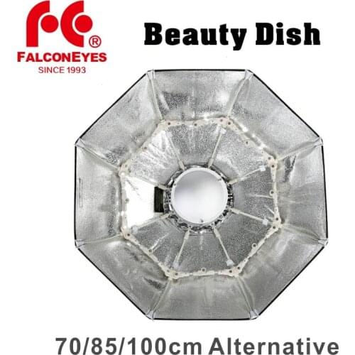 Falcon Eyes 70cm 85cm 100cm Foldable Beauty Dish Softbox radar radome with Bowens Mount for Professional Photography Studio