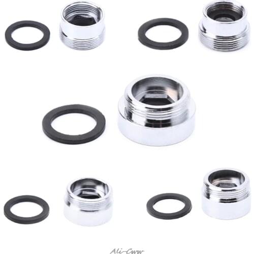 Solid Metal Adaptor Inside Thread Water Saving Kitchen Faucet Tap Aerator Connector Kitchen Faucet Adapter Water Purifier